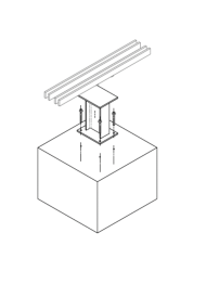 200221 Isometric of based and column